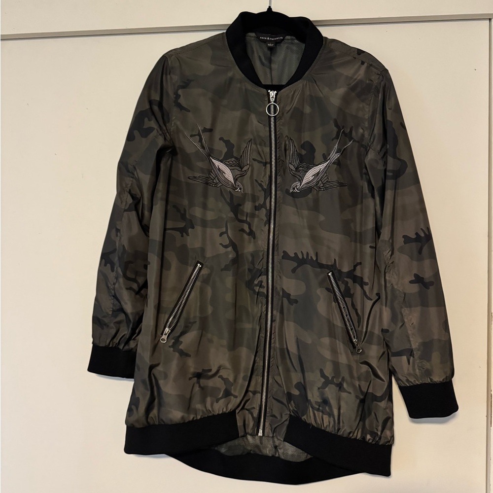 Rock & republic camo bomber